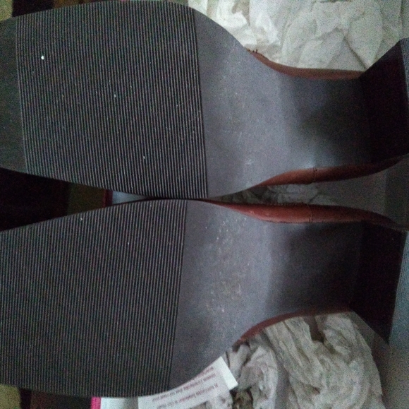 Brown Leather Booties - Picture 4 of 6